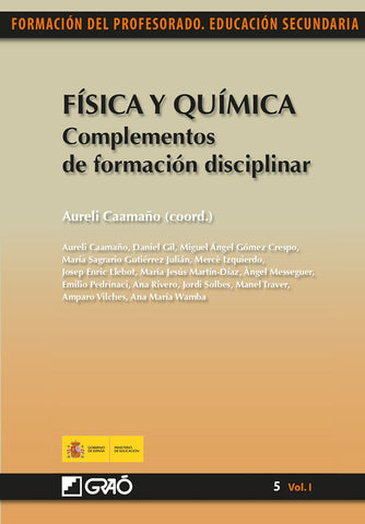 FÍSICA Y QUÍMICA. COMPLEMENTOS DE FORMACIÓN DISCIPLINAR