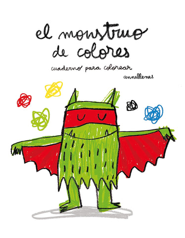El monstruo de colores para colorear