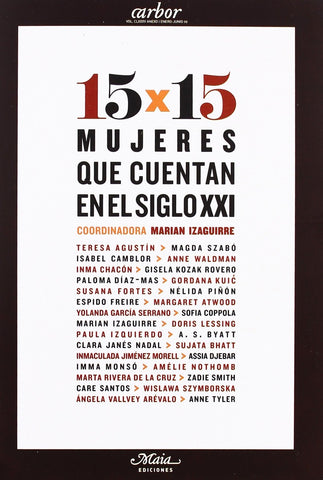15 x 15 mujeres que cuentan en el siglo XXI
