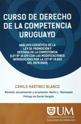 Curso de derecho de la competencia uruguayo