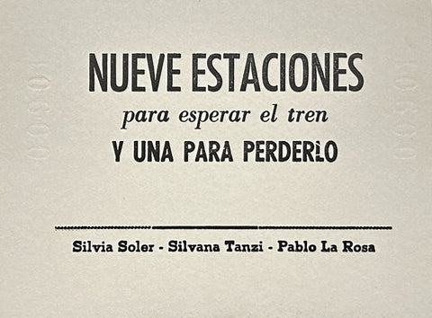 Nueve estaciones para esperar el tren