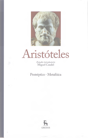 Aristóteles - Protréptico - Metafísica