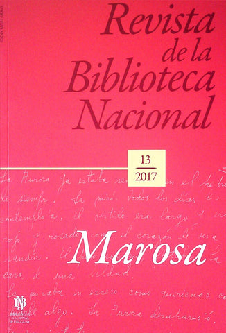 REVISTA DE LA BIBLIOTECA NACIONAL 13 MAROSA 2017