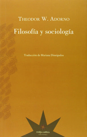 FILOSOFÍA Y SOCIOLOGIA