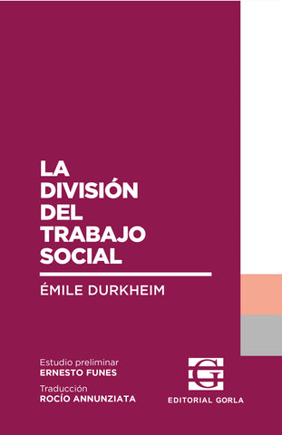 LA DIVISIÓN DEL TRABAJO SOCIAL
