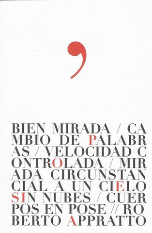 Poesía - Roberto Appratto