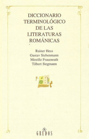 DICCIONARIO TERMINOLÓGICO DE LAS LITERATURAS ROMÁNICAS