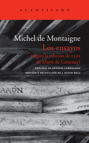 Los ensayos - Montaigne