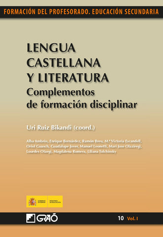 LENGUA CASTELLANA Y LITERATURA. COMPLEMENTOS DE FORMACIÓN DISCIPLINAR