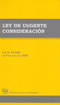 LEY DE URGENTE CONSIDERACIÓN