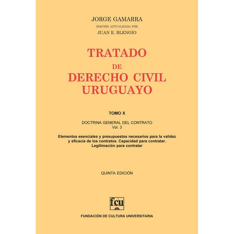 Tratado de derecho civil uruguayo Tomo X